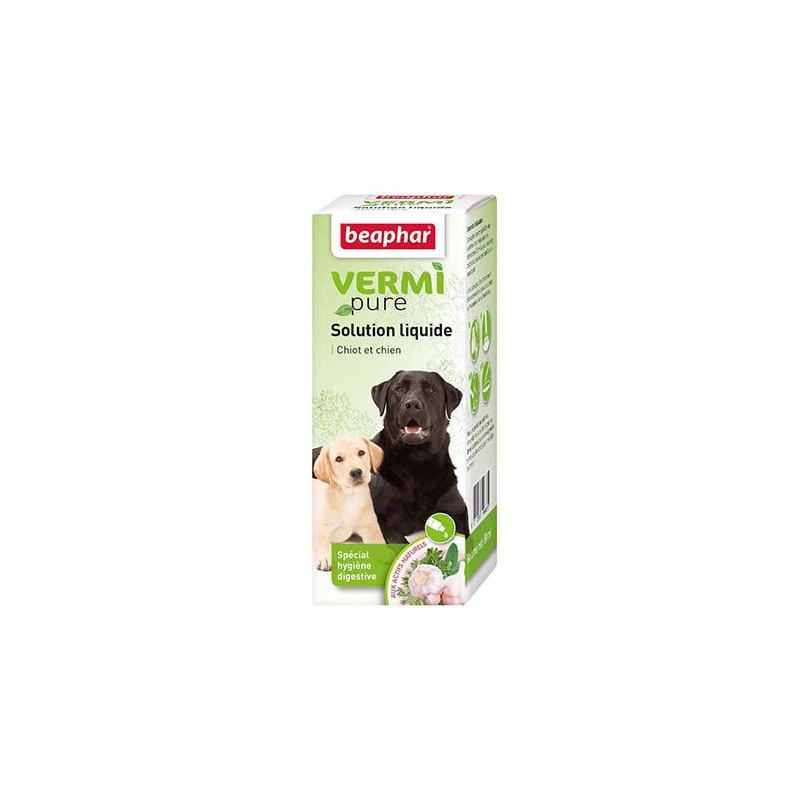 VERMIpure, Kräuterlösung für Hunde und Welpen VERMIpure, Kräuterlösung für Hunde und Welpen