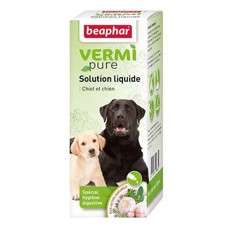 VERMIpure, Kräuterlösung für Hunde und Welpen
