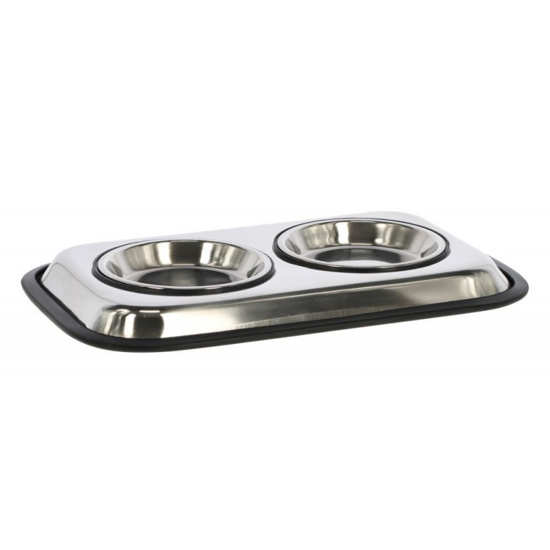 Duo stainless steel bowl