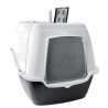 Cat litter box with lid