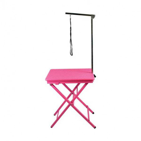 Rosa tragbarer klappbarer Pflegetisch