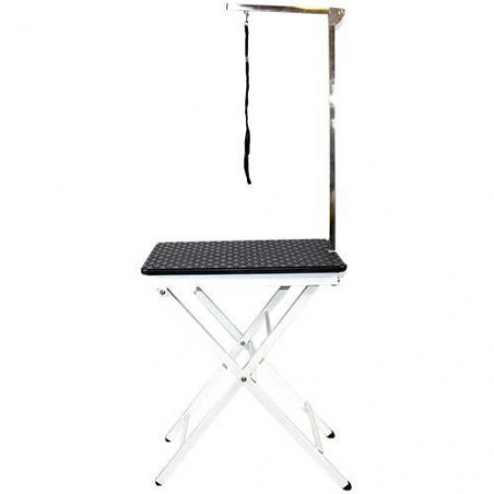 Table de toilettage pliante portable noire