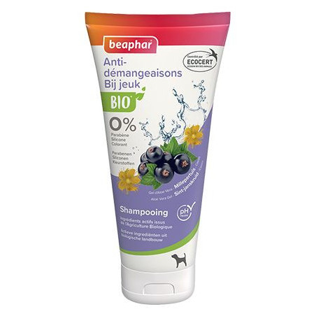 Beaphar, Shampoing anti-démangeaisons Bio pour chien