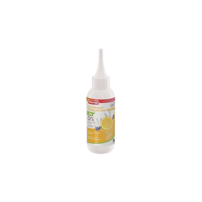 Beaphar, Lait nettoyant oreilles bio chien chat Beaphar, Lait nettoyant oreilles bio chien chat