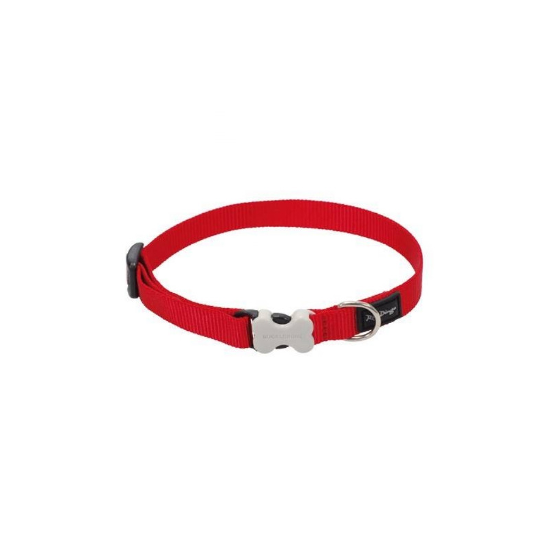 Red Dingo, Collier réglable Red Dingo Basic rouge Red Dingo, Collier réglable Red Dingo Basic rouge