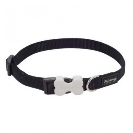 Red Dingo, Red Dingo Basic Verstellbares Halsband schwarz