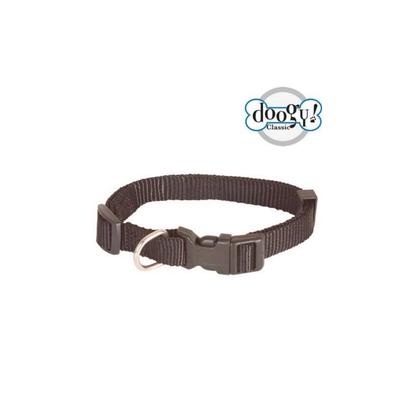 Doogy, Collier simple noir Doogy Gamme Essentiel Doogy, Collier simple noir Doogy Gamme Essentiel