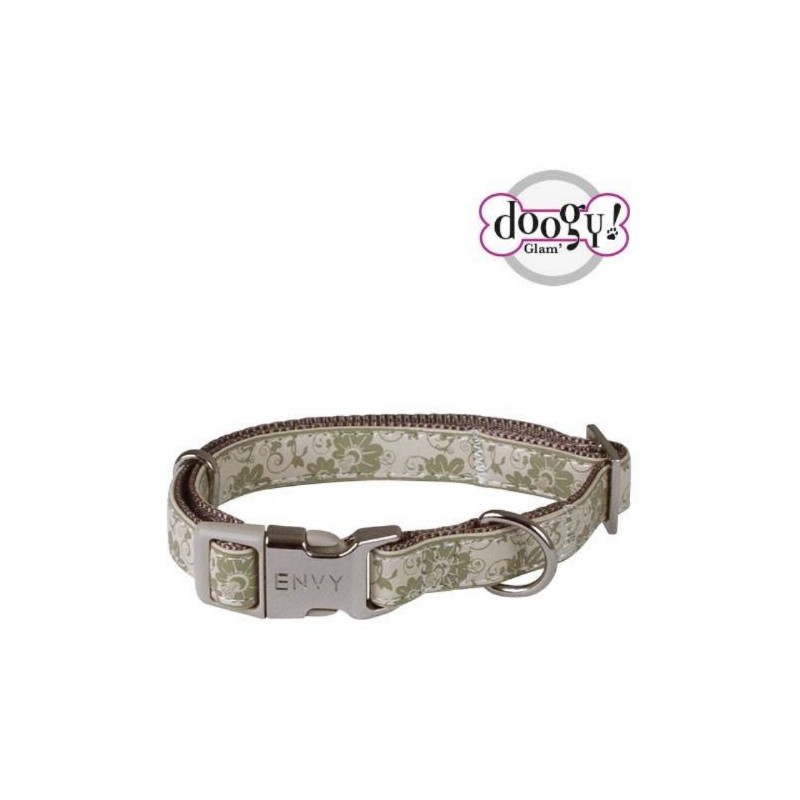 Doogy, Collier réglable Envy Flora beige