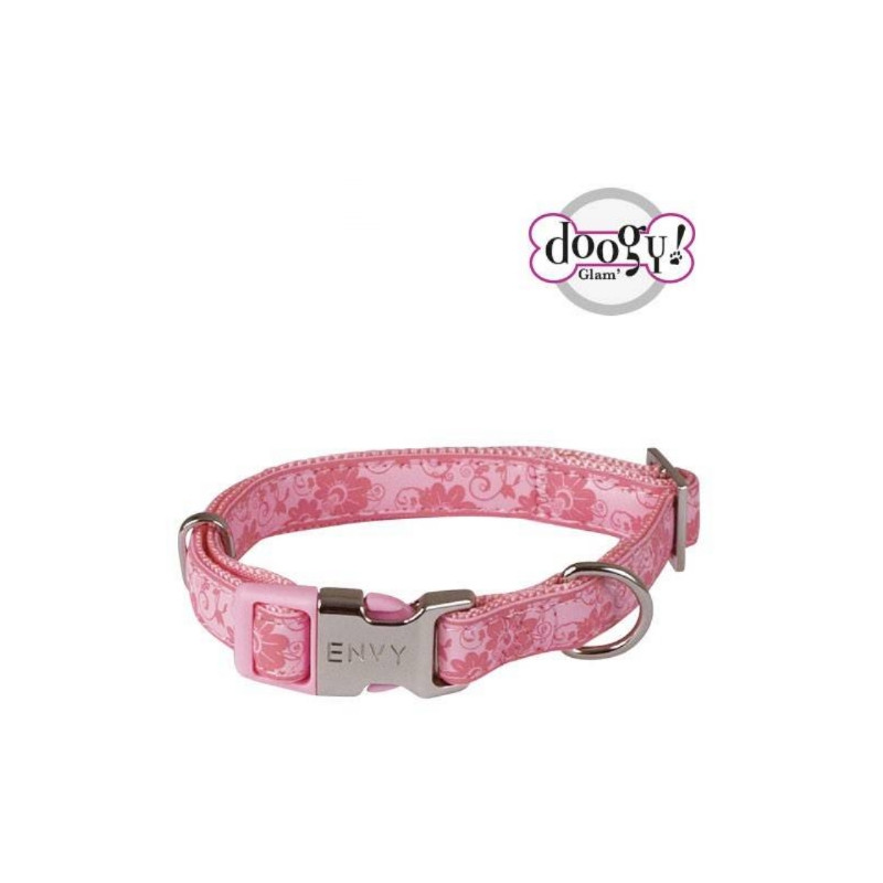 Doogy, Envy Flora adjustable necklace pink