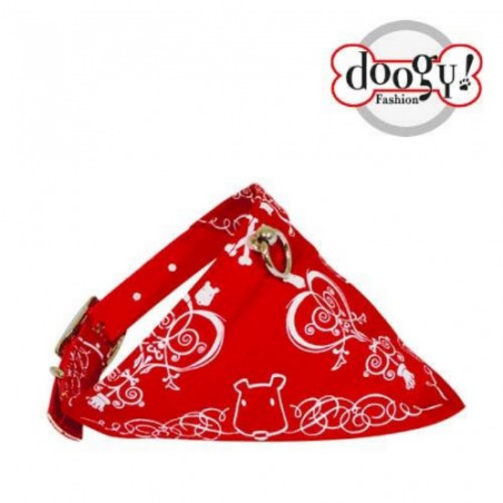 Doogy, Doogy red fabric adjustable collar Beach range