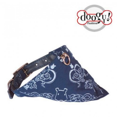 Doogy, collana regolabile in tessuto blu Doogy linea Beach