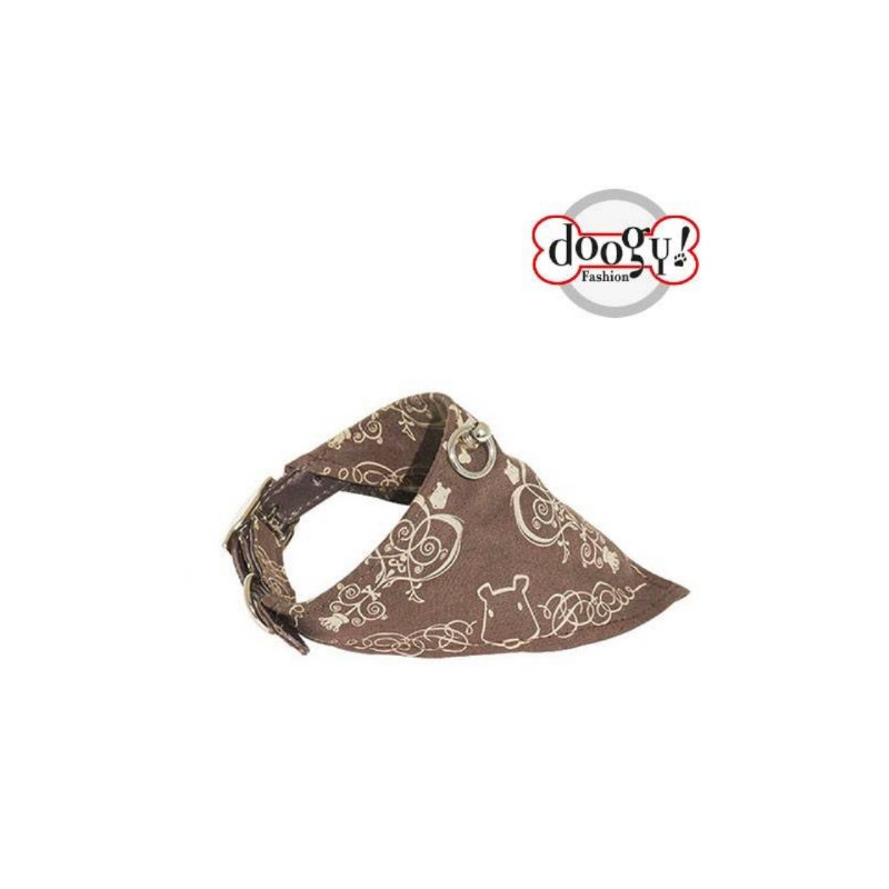 Doogy, Collier réglable tissu marron Doogy Gamme Plage Doogy, Collier réglable tissu marron Doogy Gamme Plage