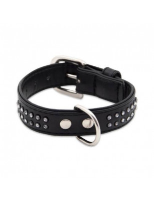 Chadog, Collier Glamorous Noir 2 Rang