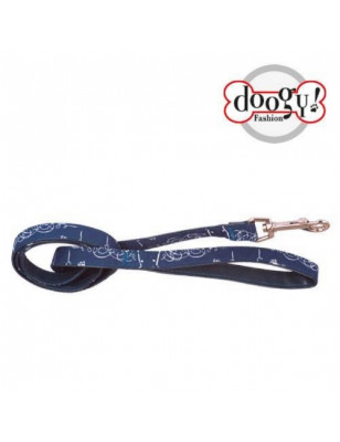 Doogy, Guinzaglio in tessuto blu della gamma Doogy Beach