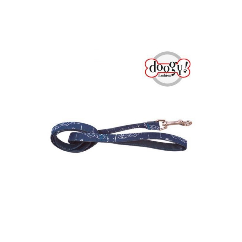 Doogy, Blue fabric leash Doogy Range Beach