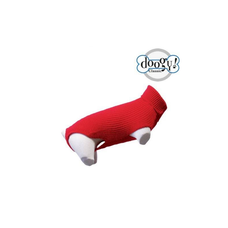 Doogy, Roter neuer Basic-Pullover Doogy, Roter neuer Basic-Pullover