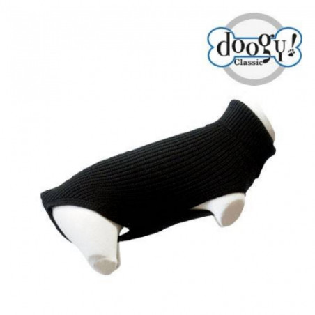Doogy, schwarzer neuer Basic-Pullover
