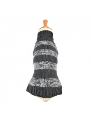 Chadog, 2 in 1 Fancy Scarf Sweater Grau