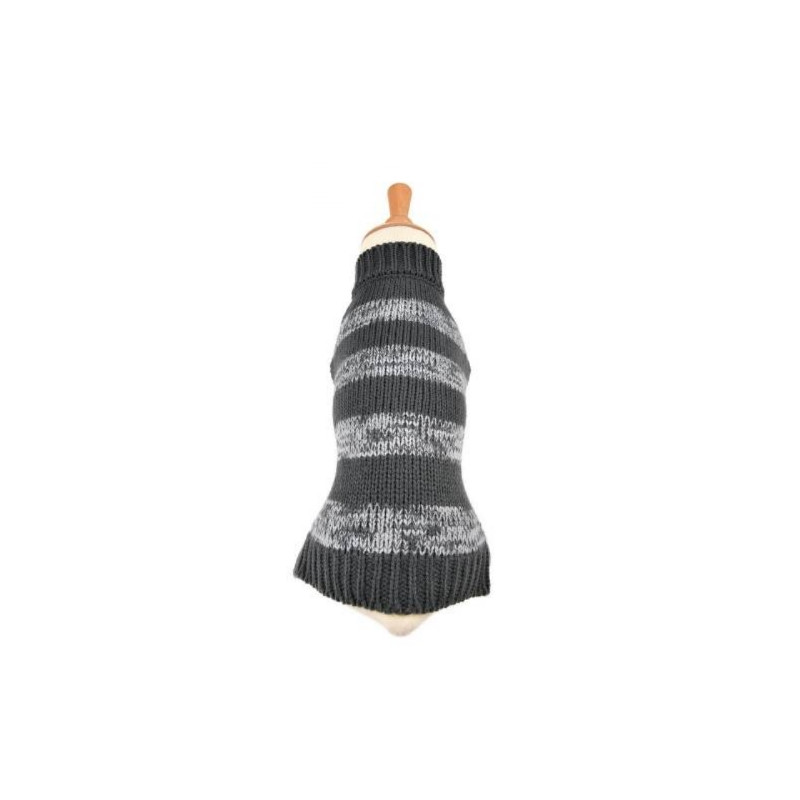 Chadog, Pull Echarpe Fantaisie 2 en 1 Gris