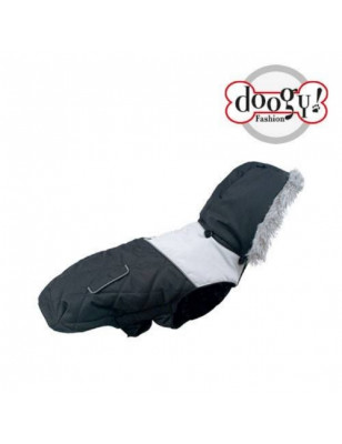 Doogy, Doudoune bicolore noir-gris