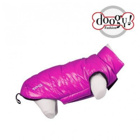 Doogy, Fun Fashion fuchsiafarbene gefütterte Jacke