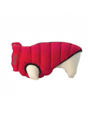 Doogy, Chaqueta de plumón ligera reversible roja y negra