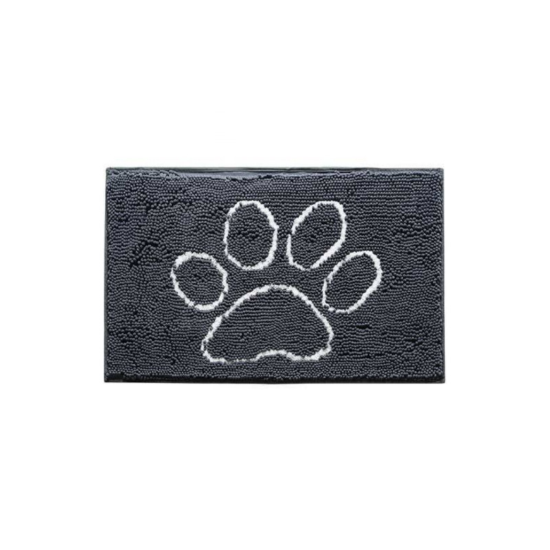 Chadog, Microfiber Rug Gray