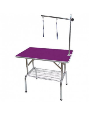 Phoenix, Folding table with single gallows (without casters) Violet