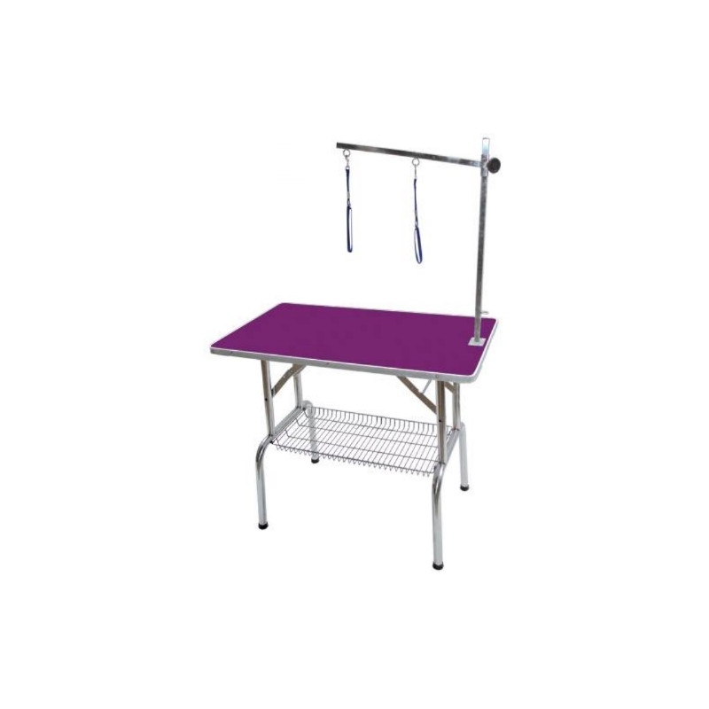 Phoenix, Folding table with single gallows (without casters) Violet