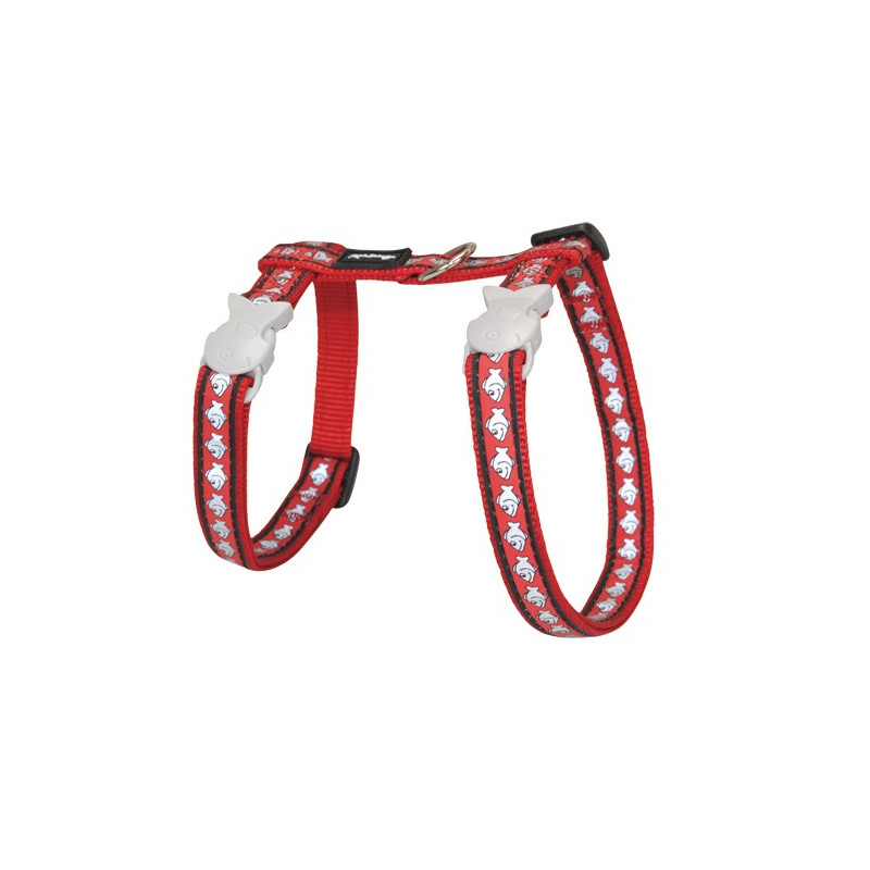 Ensemble harnais et laisse Red Dingo Chats Reflective rouge Ensemble harnais et laisse Red Dingo Chats Reflective rouge