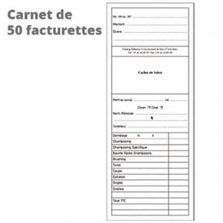 Chadog, Carnet 50 Facturettes