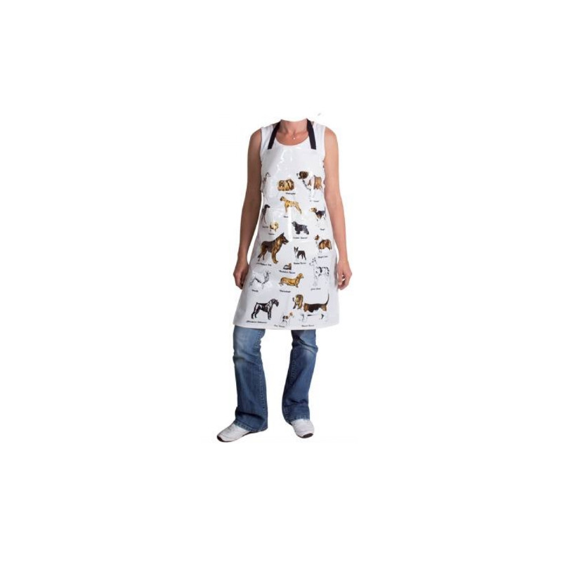 Chadog, White waterproof apron - Size M