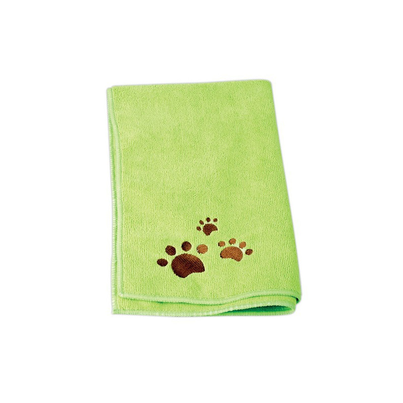 Asciugamani in microfibra verde