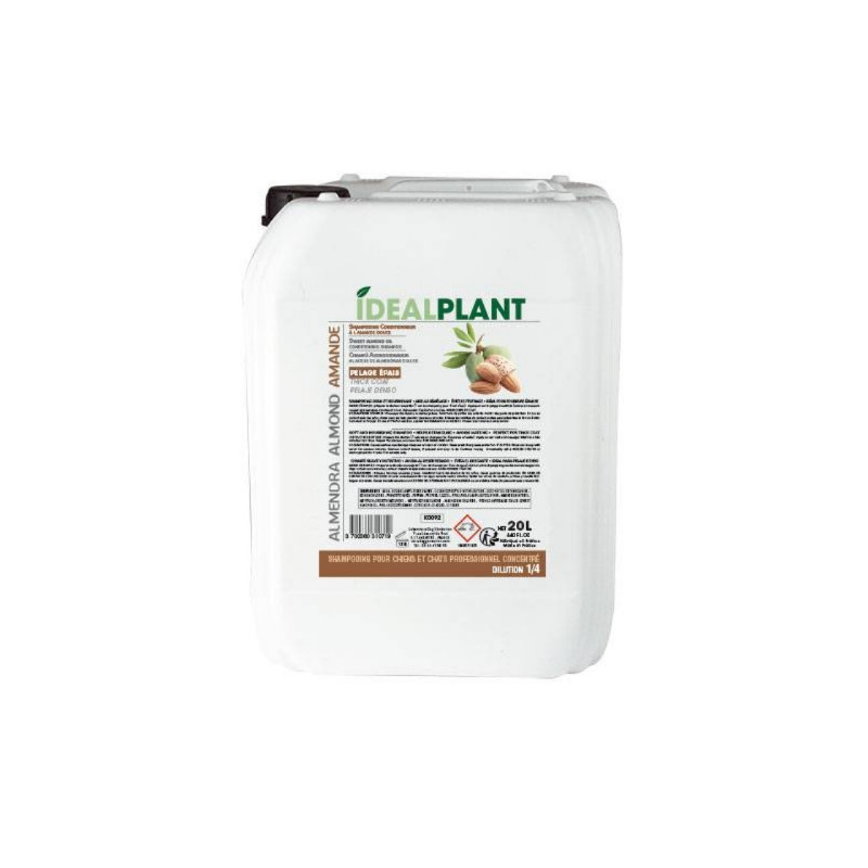 Idéalplant, Shampooing IdealPlant à l'huile d'amande douce Idéalplant, Shampooing IdealPlant à l'huile d'amande douce