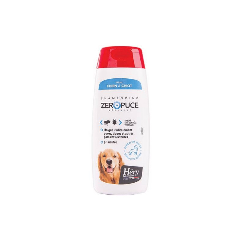 Héry, Shampooing Zero Puce Hery chien/chiot Héry, Shampooing Zero Puce Hery chien/chiot
