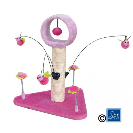 Pink Marseille scratching post