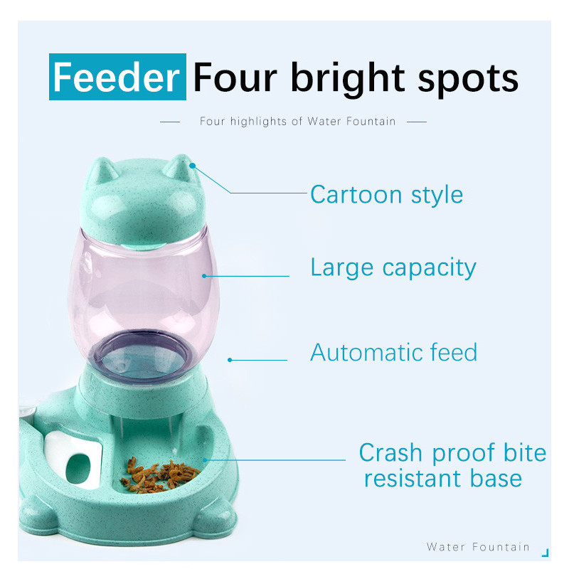 Pop kibble and gray water dispenser
