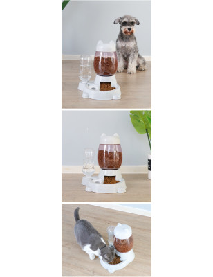 Pop kibble and gray water dispenser