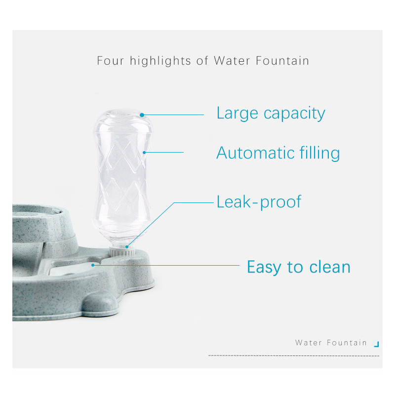 Pop kibble and gray water dispenser