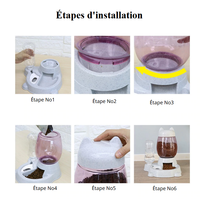 Pop Kibble und Grauwasserspender