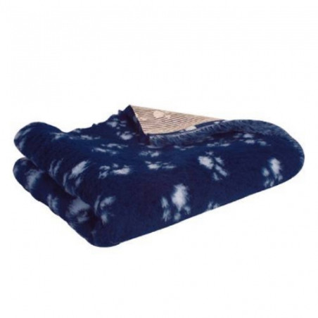 Chadog, Veterinary rug Beddings decorative paws blue