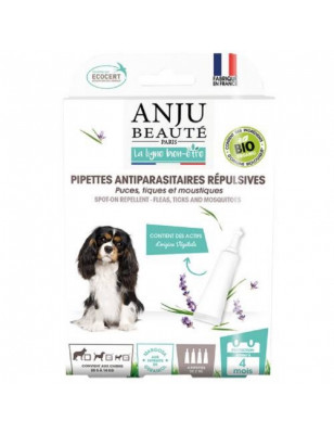 Anju Beauté, Pipettes anti parasitaires chiens Anju
