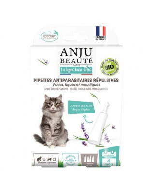 Anju Beauté, Pipettes antiparasitaires chats