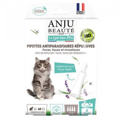 Anju Beauté, Pipettes antiparasitaires chats