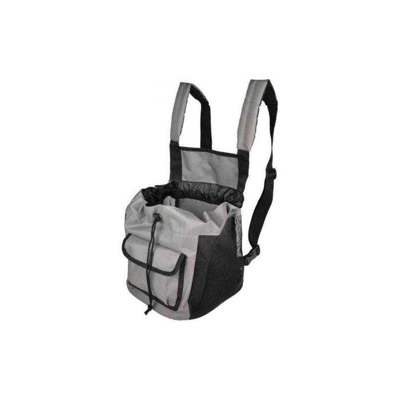 Chadog, Gray and Black Dog Attitude Belly Bag