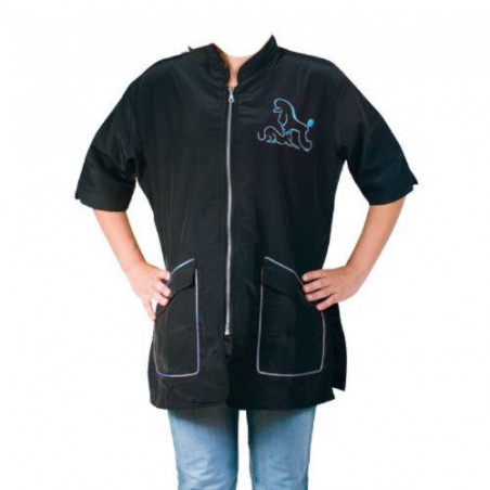 Chadog, Letizia blouse with Blue sleeves