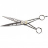 Meteor, Meteor Straight Scissors 19 cm offset branches and standard rings