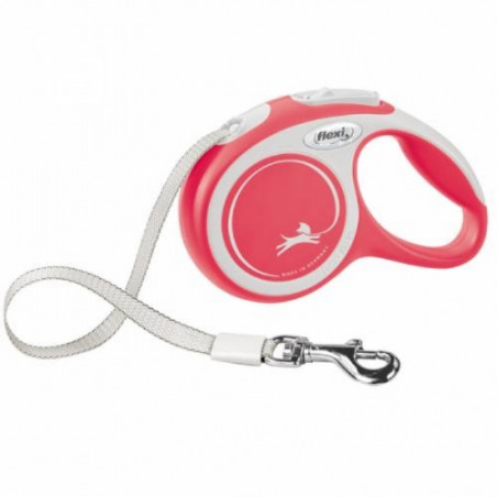 Chadog, New Comfort Flexi Leine Roter Riemen
