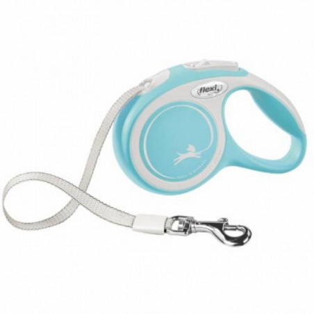 Chadog, Leine Flexi New Comfort Himmelblaues Band