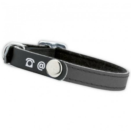 Doogy, collar de gato con dirección gris